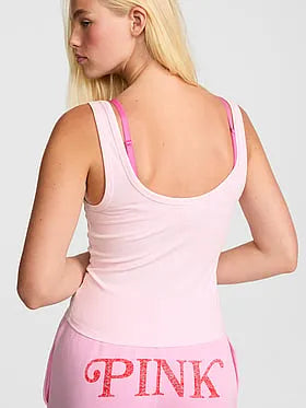 All-Day Soft Rib Hook-and-Eye Tank Top