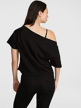 Campus Cottonâ¢ Oï¬-The-Shoulder Boxy Tee