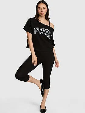 Campus Cottonâ¢ Oï¬-The-Shoulder Boxy Tee