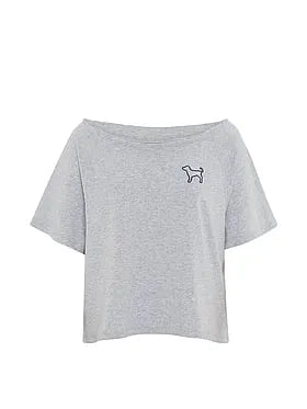 Campus Cottonâ¢ Oï¬-The-Shoulder Boxy Tee