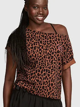 Campus Cottonâ¢ Oï¬-The-Shoulder Boxy Tee