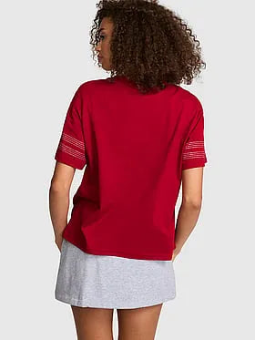 Campus Cottonâ¢ V-Stitch Crewneck Boxy Tee