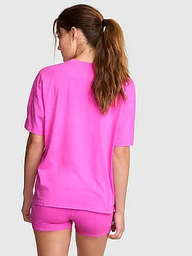 Campus Cottonâ¢ V-Stitch Crewneck Boxy Tee