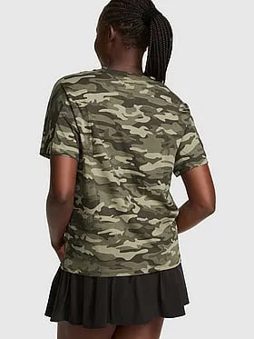 Campus Cottonâ¢ V-Stitch Crewneck Boxy Tee