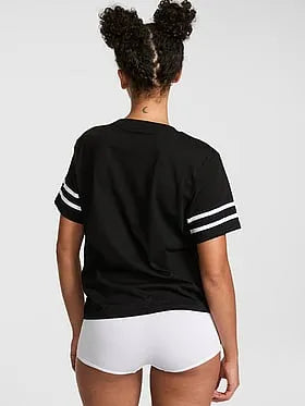 Campus Cottonâ¢ V-Stitch Crewneck Boxy Tee