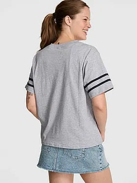Campus Cottonâ¢ V-Stitch Crewneck Boxy Tee