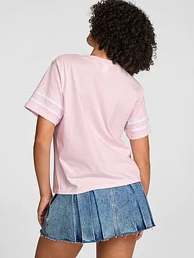 Campus Cottonâ¢ V-Stitch Crewneck Boxy Tee
