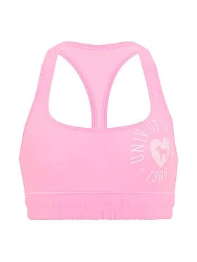 Cotton Dorm Fleece Unlined Racerback Bralette