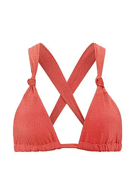 Shimmer Tiny Triangle Bikini Top