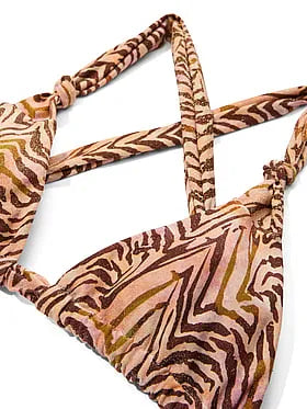 Shimmer Tiny Triangle Bikini Top