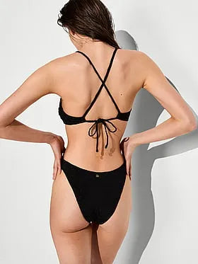 Eyelet Cut-Out Monokini One-Piece Swimsuit