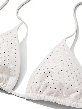 DiamantÃ© Tiny Triangle Bikini Top