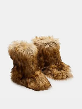 Beastie Faux-Fur Bootie