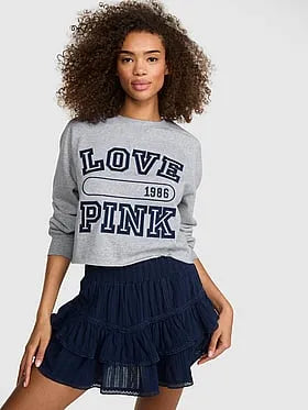 Campus Fleeceâ¢ Boxy Crew Sweatshirt