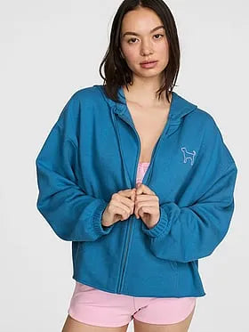 Campus Fleeceâ¢ Raw-Cut Full-Zip Hoodie