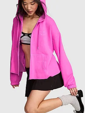 Campus Fleeceâ¢ Raw-Cut Full-Zip Hoodie