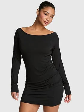 24/7 Lounge Modal Oï¬-The-Shoulder Dress
