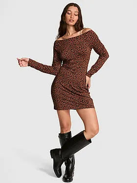 24/7 Lounge Modal Oï¬-The-Shoulder Dress