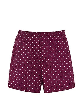 Cotton Boxy Boyfriend Pajama Shorts