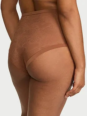 No-Show Snake Mesh Modern Brief Panty