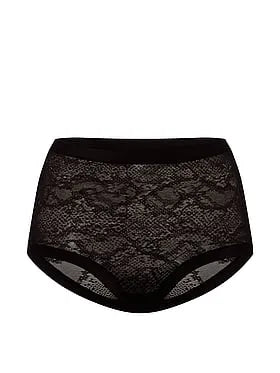 No-Show Snake Mesh Modern Brief Panty