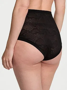 No-Show Snake Mesh Modern Brief Panty