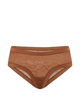 No-Show Snake Mesh Cheeky Panty