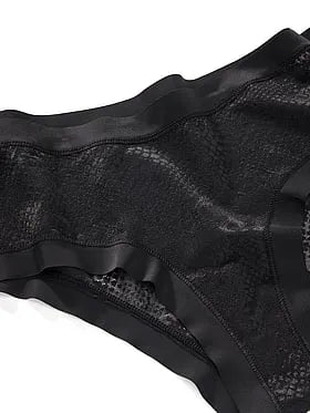 No-Show Snake Mesh Cheeky Panty