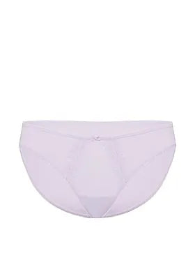 Cotton Lace-Trim Bikini Panty