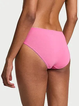 Cotton Lace-Trim Bikini Panty