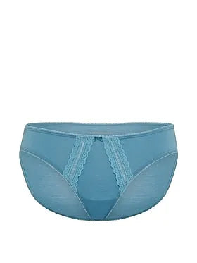 Cotton Lace-Trim Bikini Panty