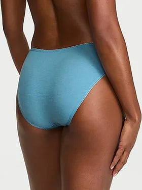 Cotton Lace-Trim Bikini Panty