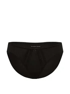 Cotton Lace-Trim Bikini Panty