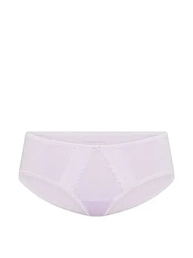 Cotton Lace-Trim Hiphugger Panty