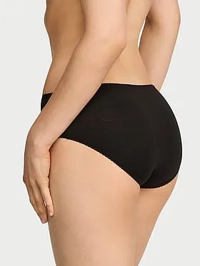 Cotton Lace-Trim Hiphugger Panty