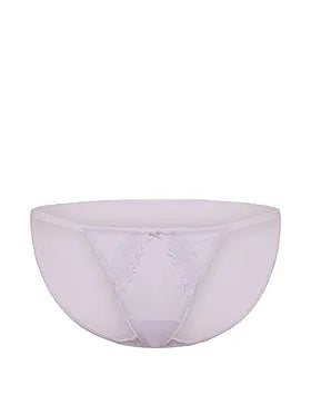 Cotton Lace-Trim String Bikini Panty