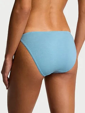 Cotton Lace-Trim String Bikini Panty