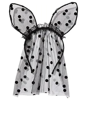 Bunny Ear Veil Headband