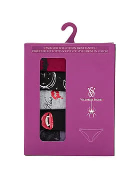 5-Pack Stretch Cotton Halloween Bikini Panties
