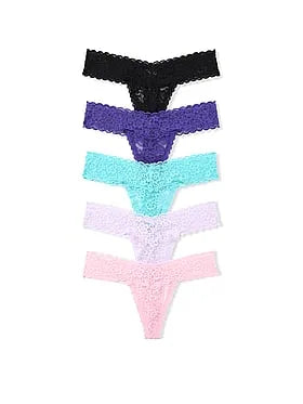 5-Pack Lacie Keyhole Thong Panties