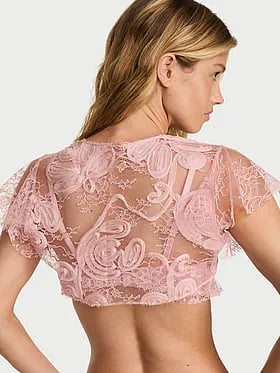 Rosette Reverie Embroidery Bolero