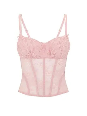 Wicked Rosette Reverie Embroidery Corset Top