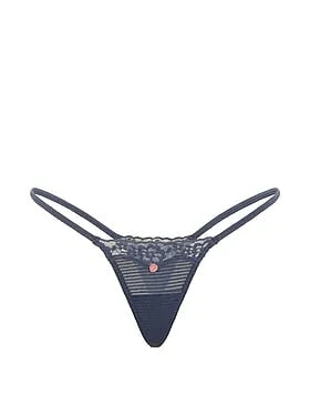 Cotton Shadow Stripe Itsy V-String Panty