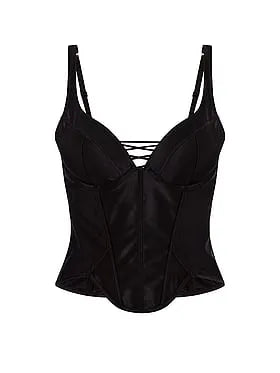 Push-Up Satin Corset Top