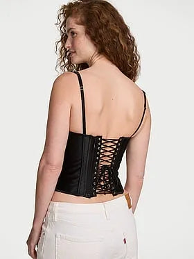 Push-Up Satin Corset Top