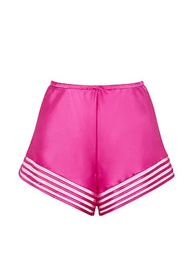 Washable Silk Sheer Stripe Short