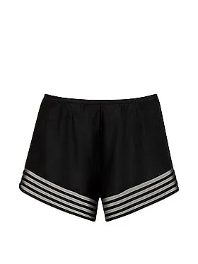 Washable Silk Sheer Stripe Short