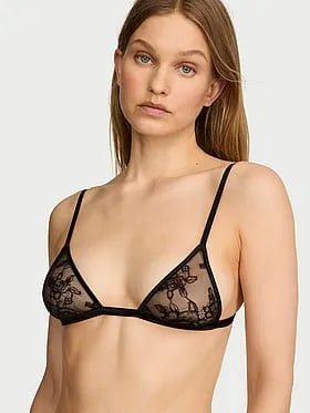 Rose Lace Triangle Bralette