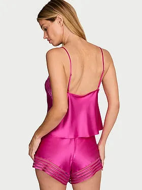 Washable Silk Sheer Stripe Cami Top
