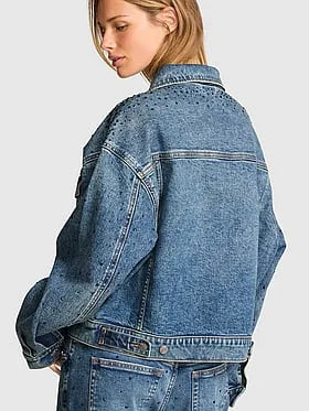 Denim by PINK Boyfriend Trucker Jacket